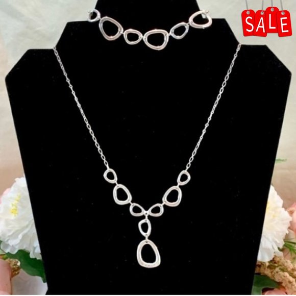Necklace & bracelet set (SAQ) - Picture 1 of 5